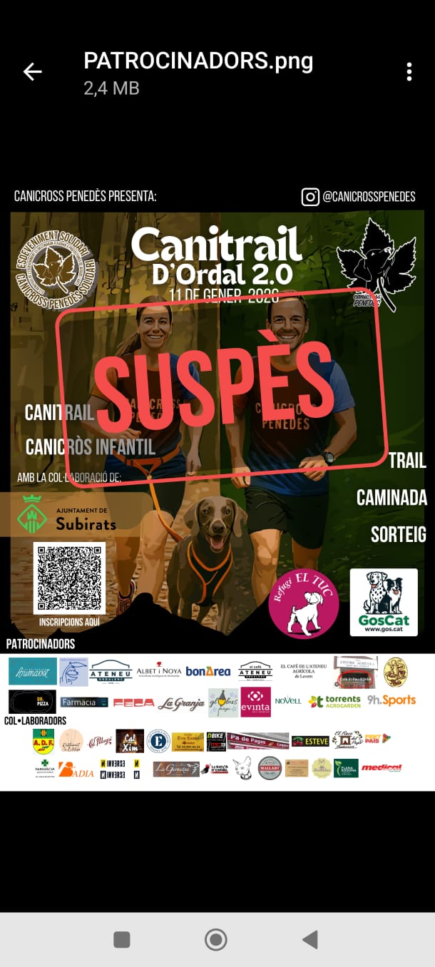 Canitrail d´Ordal