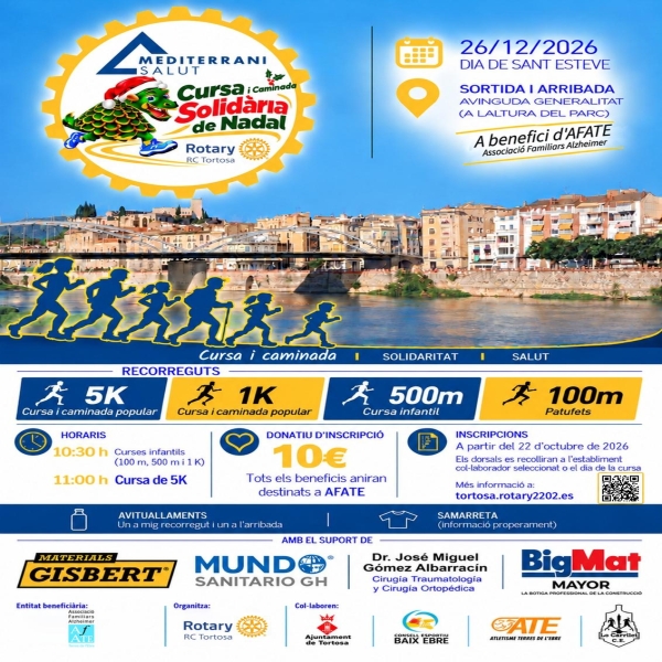 Cursa solidària Nadal Rotary - 2026